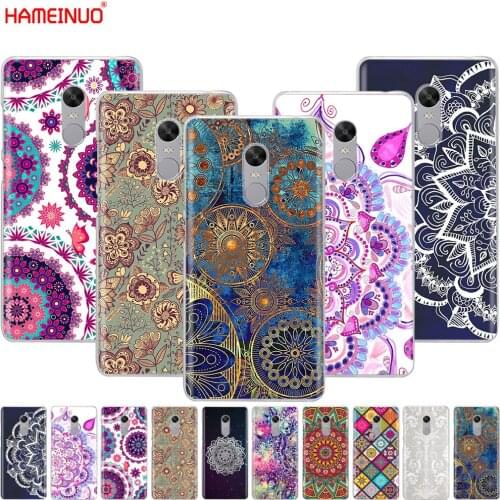 HAMEINUO Floral mandala Mandara Cover phone Case for Xiaomi redmi 5 4 1 1s 2 3 3s pro PLUS redmi note 4 4X 4A 5A