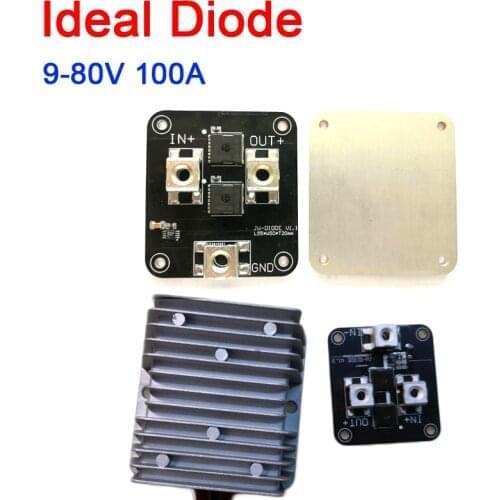 100A 9-80V Ideal Diode Ideality Controller High Current Solar panel Charging Prevent backflow Module F eBike