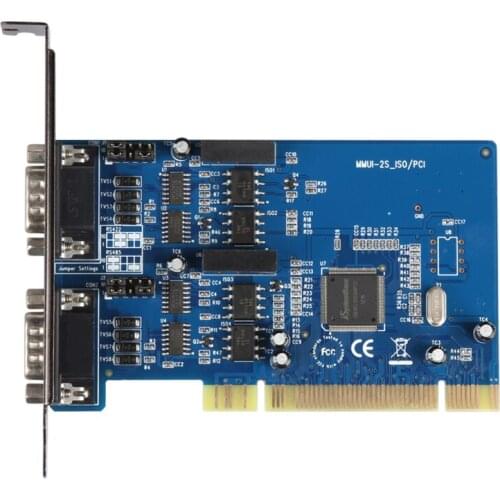 Good Quality 2 Ports 0ptoelectronic Isolation High Speed Serial RS422 RS485 PCI Card SYSBASE1053 Chipset Best Price