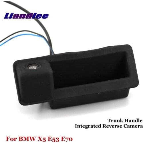 Liandlee Car Reverse Camera For BMW X5 E53 E70 Rear View Backup Parking Camera / Trunk Handle Integrated High Quality