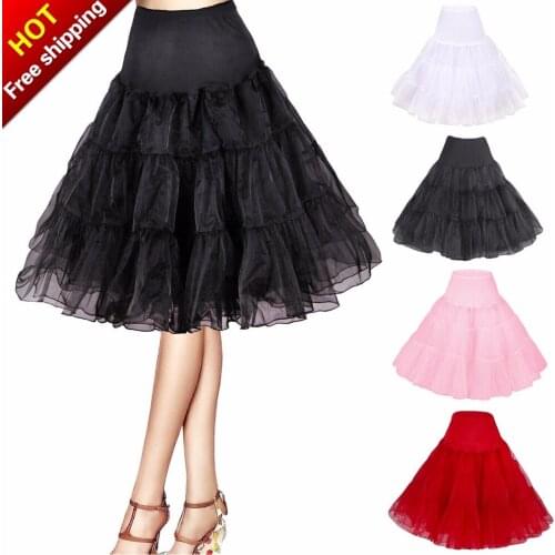 Short Organza Halloween Petticoat Crinoline Vintage Wedding Bridal Petticoat for Wedding Dresses Underskirt Rockabilly Tutu