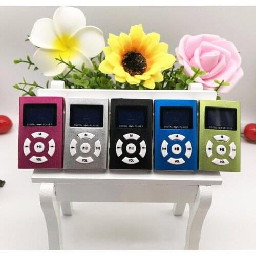 MP3 Player USB Mini Music LCD Screen Support 32GB Micro SD TF Card Sport Fashion New Style Rechargeable Sport Compact