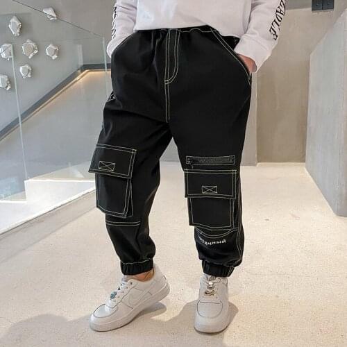 Soft Spring Autumn Casual Pants Boys Kids Trousers Children Clothing Teenagers Sport In Stock High Quality