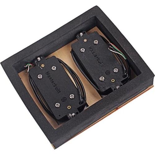 Humbucker Pickup Set Fiber Alnico 5 Magnets Four Conductor Wired GMC75