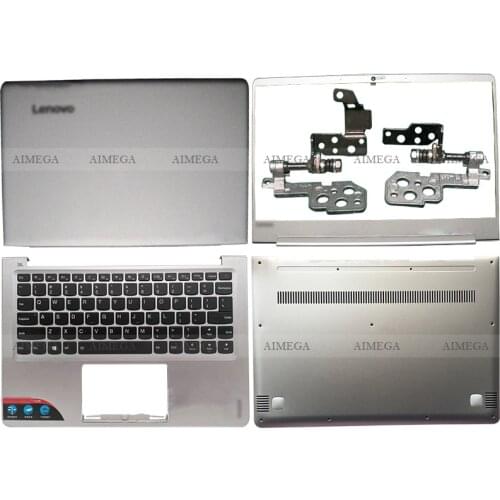 NEW Silver Laptop LCD Back Cover/Front Bezel/Hinges/Palmrest/Bottom Case For Lenovo ideapad 710S-13 710S-13ISK 710S-13IKB