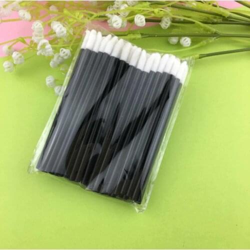 50pcs Make Up Brushes set Maquillage Mascara Wands Lip Brush Pen Cleaner Cleaning Eyelashes Disposable Makeup Brush Applicators