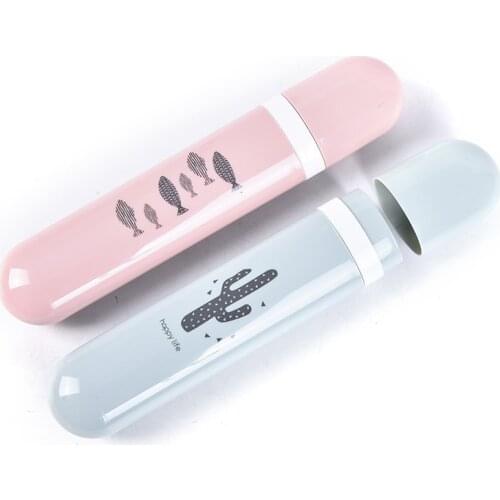 Portable Travel Hiking Camping Toothbrush Holder Case Box Tube Cover Protect Lovely Convenient Toothbrushbox Excellent