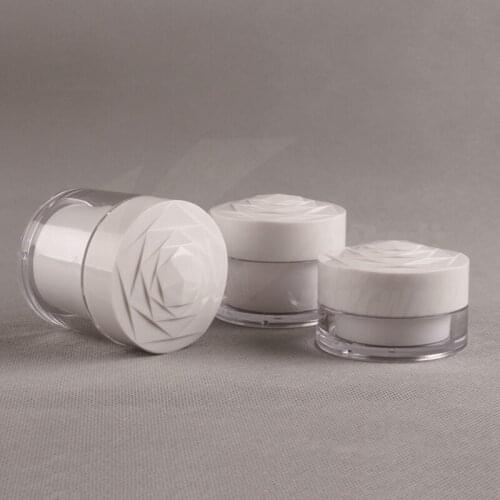 20g 30g 50g Portable Acrylic Cosmetic Empty Jar Pot Eyeshadow Makeup Face Cream Container Travel Box for Care Lotion 100pcs/lot
