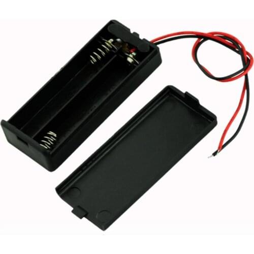 YCDC Durable standard slot bracket box ABS with switch 2A 3 AA and 4AAA battery box for 14500 10440 battery Hot Wholesale