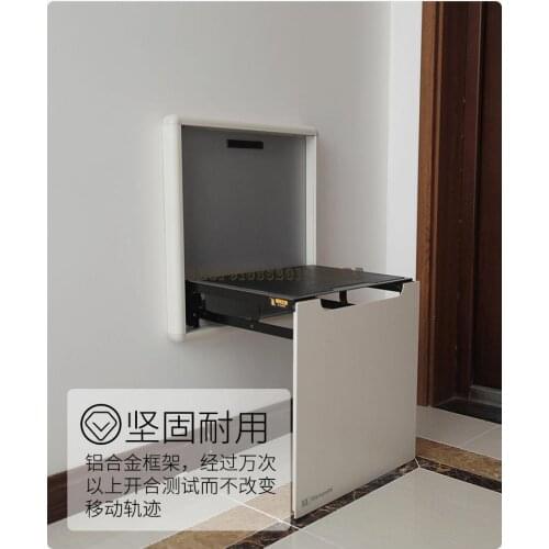 Shoe Changing Stool Footstool Door Stool Wall Hanging Bathroom Stool Folding Stool Try On Shoe Stool Porch Shoe Cabinet Stool