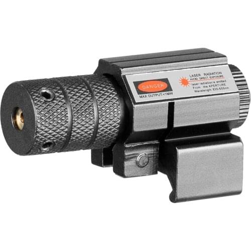 FIRE WOLF Tactical Red Dot Mini Red Laser Sight With Tail Switch Scope Pistol Lengthen Rat Tail Hunting Optics Rail Laser