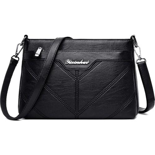 Fashion Woman Shoulder Bag Designer PU Leather Women Messenger Bags Brand Tote Flap Female Handbag Crossbody Bags For Women Sac