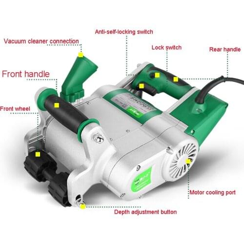 1PC 1100 Watt 25MM/35MM Industrial Wall Chaser Machine Wall Groove Cutting Machine/Line Slot Machine 220V