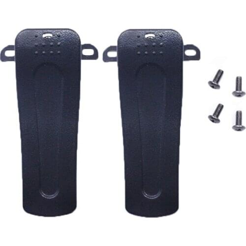 2 pcs Baofeng UV-5R Belt Clip with Screrws for Baofeng UV5R UV-5RA UV-5RE DM-5R Plus Walkie Talkie two way radio