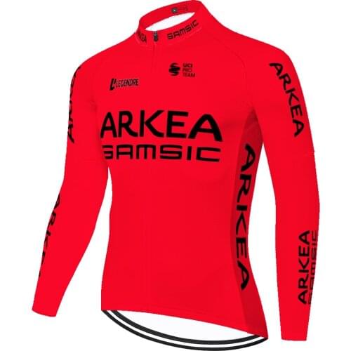 2020 team ARKEA men cycling jersey summer spring quick dry Bike Clothing Bicycle long sleeve bicycle jersey for men