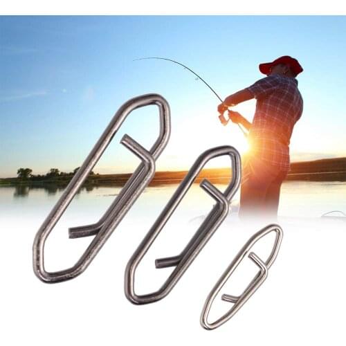 50Pcs/Set Tactical Anglers Power Clips Fast Snap Fishing Terminal Multipacks Fishing Hanging Snap Fishing Accessories