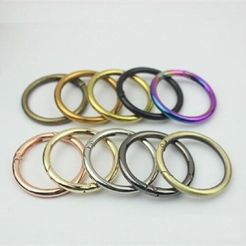 50 pieces / lot) luggage hardware accessories hardware repair inner diameter 3.2 cm open spring ring connection buckle ring