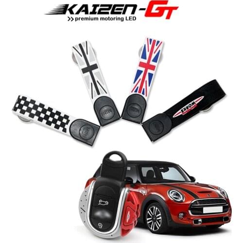 JCW Brake Disc Style Shape Key Fob Case Shell with Keychain Ring Belt For MINI Cooper 3rd Gen F55 F56 F57,2nd Gen F60 Countryman