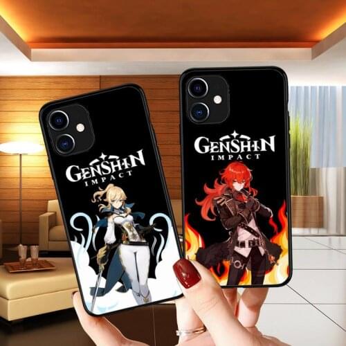 Genshin Impact Paimon Game Phone Case for iPhone 8 7 6 6S Plus X 5S SE 2020 XR 11 12 Pro mini pro XS MAX