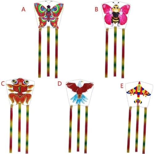 Outdoor Sports Animal Flying Kite Children Kids Game Toy Colorful Cartoon Flying Kite High Quality