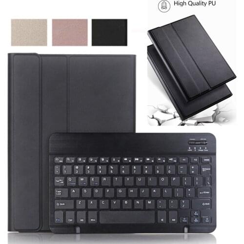 For Huawei Mediapad M5 Lite 10 Keyboard Case 10.1 inch BAH2-W09 BAH2-L09 BAH2-W19 Backlit Bluetooth Keyboard Leather Cover Funda