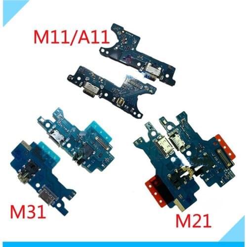 For Samsung Galaxt M10 M11 M20 M30 M40 M30S A11 M21 M31 USB Charging Board Port Flex Ribbon Cable Dock Connector Repair Parts