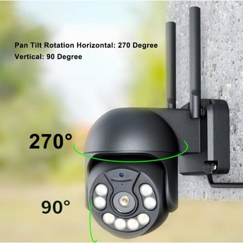 2021WIFI 1080P Security IP Camera Wireless 2MP 4X Digital Zoom PTZ Outdoor Indoor HD CCTV Surveillance Cam Motion Tracking CamHi