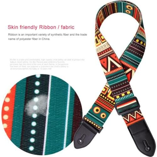 Leather Guitar Strap Adjustable Folk Guitar Belt Musical Instrument Parts