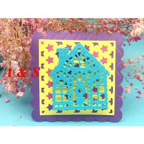 Y442 METAL CUTTING DIES House Scrapbook card invitation paper craft party decor embossing stencil cutter