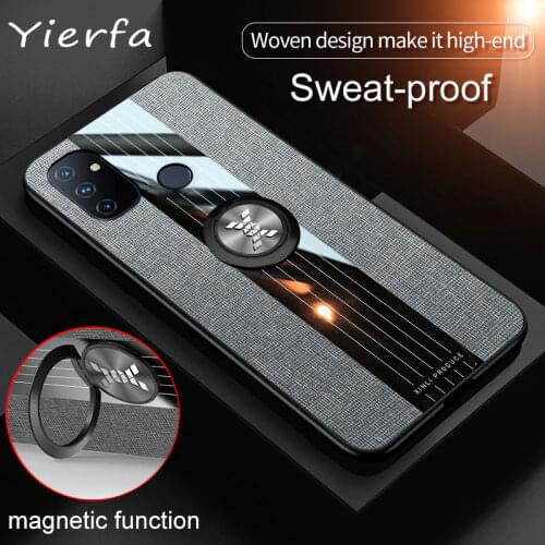 N10 Case For Oneplus Nord N10 5G Case Soft Silicone Shockproof Bumper Fabric Back Cover On One Plus Nord N100 Phone Shell Case