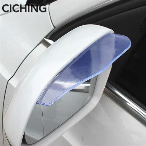 NEW Car styling rearview mirror rain eyebrow stickers for renault duster kia soul lada vesta opel mokka chevrolet aveo tiguan