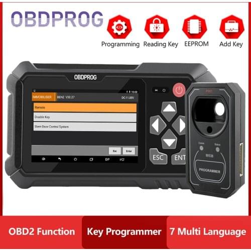 OBDPROG 501 Car Key Programming Immobilizer EEPROM Pin Code Reader OBD2 Diagnostic Tool Master Remote Key Fob Programer IMMO