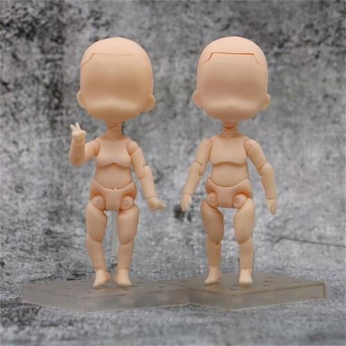 He She BODY KUN / BODY CHAN Boy Girl Cute Ver. Ferrite Movable Body Feminino PVC Action Figure Anime Archetype Model 14cm
