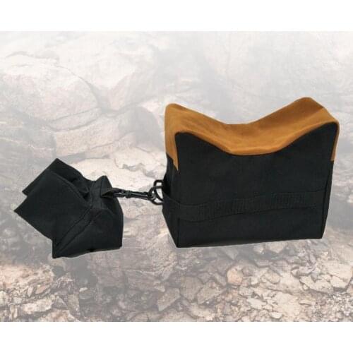 Front&Rear Bag Support Rifle Sandbag without Sand Sniper Target Stand Hunting Accessories Oxford Cloth Sandbag Hunting Stand