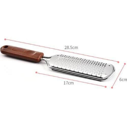 Microplane Grater for Feet Heel Rasp File Foot Pedicure Callus Remover Hard Dead Skin Scrubber Black Foot Scrub Manicure Tools