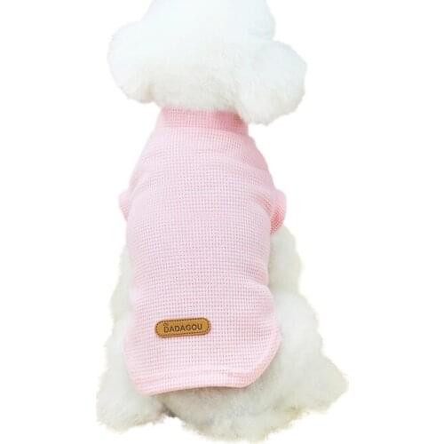 Summer Pet Dog Clothes Breathable Dog Vest Small Dog T-Shirt Outfit For Chihuahua Dogs Pet Supplies #2