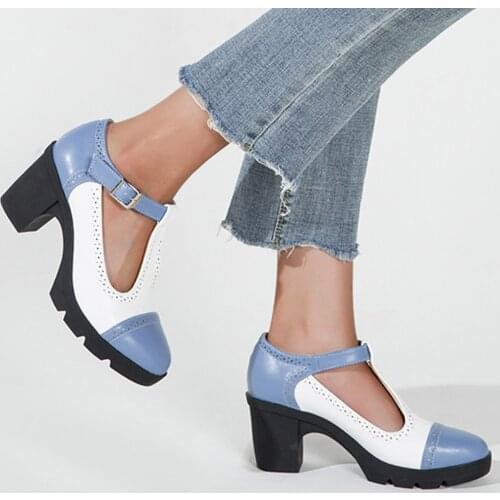 Кожаные туфли-лодочки WHooHoo China At AliExpress