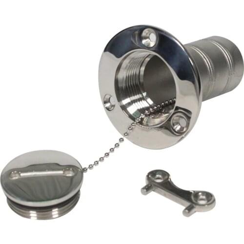 1.5" and 2" 38mm or 50mm 316 Stainless Steel Marine Boat Hardware Deck Filler Fuel Water Waste Diesel Gas Key Cap Fuel Water Was