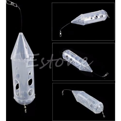1PC New Small Bait Cage Fishing Trap Basket Feeder Holder Catcher For Angler