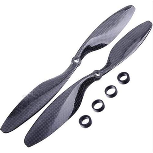 4Pcs/2Pairs 12x3.8 3K Carbon Fiber Propellers 1238/1047 CW CCW 12 inch Propeller for MultiCoptor Quad Drone Accessories