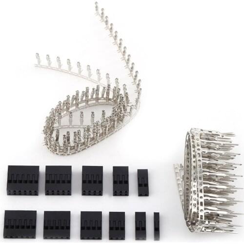 420pcs Dupont Terminals Jumper Wire Cable Pin Header Electronic components Dupont Connector for PC PCB Board