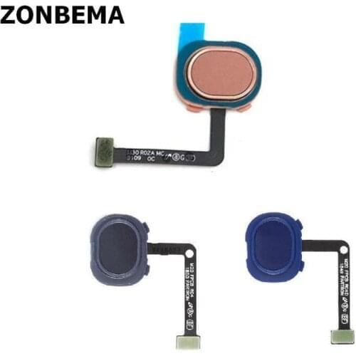 50pcs Original For Samsung M30 M305F M20 M205F Fingerprint Sensor Scanner Touch ID Connect Motherboard home button Flex Cable