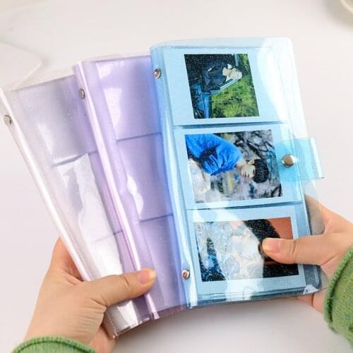 3 Inch Transparent Cover 72 Pocket Photo Album Book For Fujifilm Instax Mini 11 9 8 7s Photo Paper Film /Name Card/Tickets