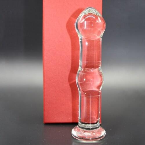 Large Crystal Butt Plug Vagina Ball Big Pyrex Glass Anal Dildo Bead Adult Sex Toys for Women Men Gay Masturbator Best Gift
