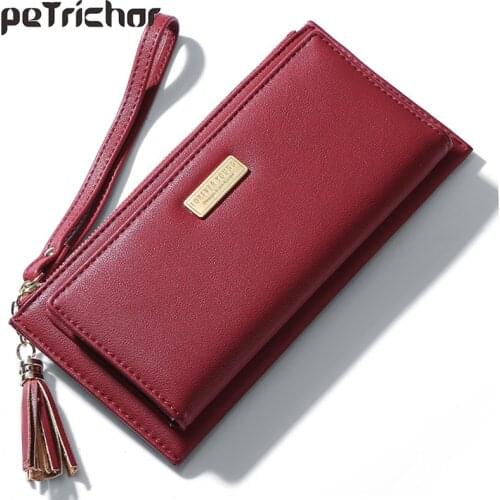 2020 New Arrival Women Envelope Wallet Purse PU Leather Hasp Fashion Design Wallet For Travelling Phone Bags