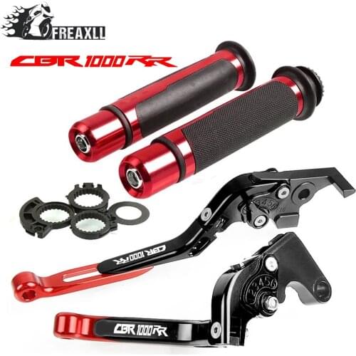 For Honda CBR1000RR CBR 1000 RR FIREBLADE 2004-2007 2005 2006 Motorcycle CNC Brake Clutch Levers Handlebar Grip Handle Grips Cap