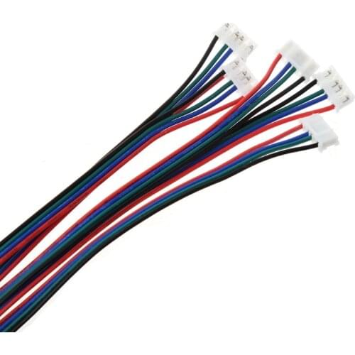 5Pcs 1M 4-Pin Female-Female XH2.54 Connector Extension Cable for 3D Printer Nema 17 Stepper Motor Cable Wire
