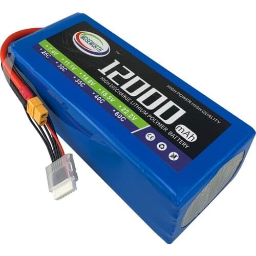 3S 11.1V 12000mAh 30C 40CRC Aircraft LiPo Battery For Drone Car Boat Helicopter Quadcopter Airplane FPV Lithium Remote Control