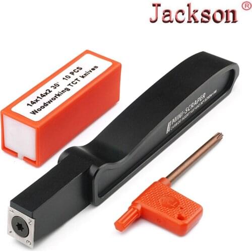 MINI-Woodworking scraper deburring tool wood turning knife For Lathe Turning Tool Aluminum alloy Holder