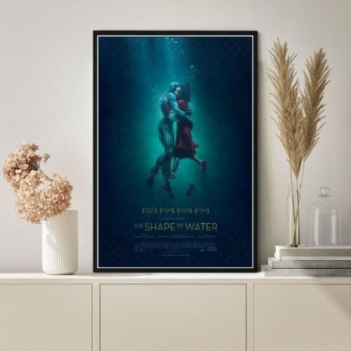 Shape Of Water Movie Poster Canvas Print Wall Painting Home Decoration ( No Frame )